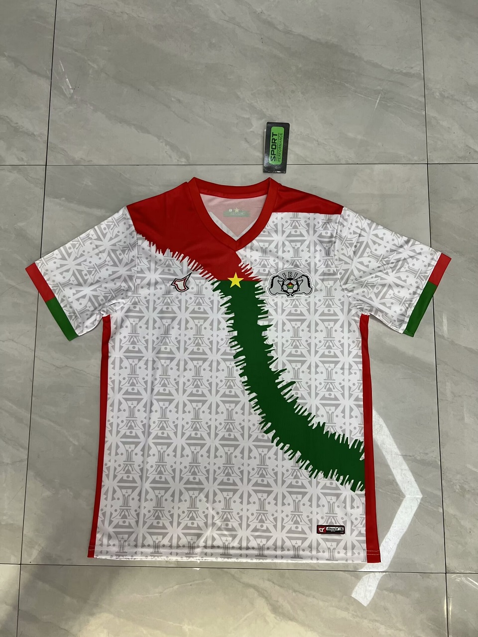 AAA Quality Burkina Faso 2024 Away White Soccer Jersey